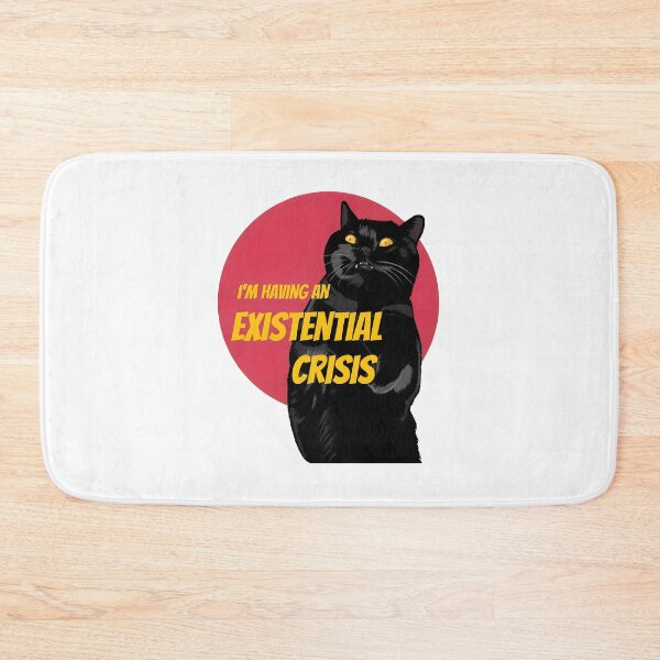 Item preview, Black Cat Existential Crisis Graphic designed and sold by GiaoCalonas.