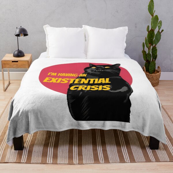 Item preview, Black Cat Existential Crisis Graphic designed and sold by GiaoCalonas.