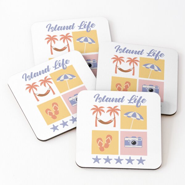 Item preview, Island Life Summer Vibe Illustration designed and sold by bolayousri.