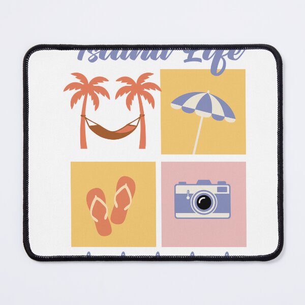 Item preview, Island Life Summer Vibe Illustration designed and sold by bolayousri.