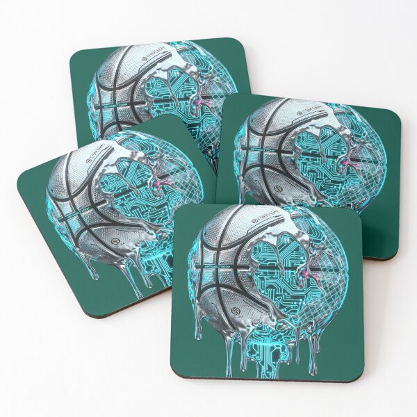 Item preview, Cybernetic Neon Circuit Chrome Basketball designed and sold by DripCultureLab.