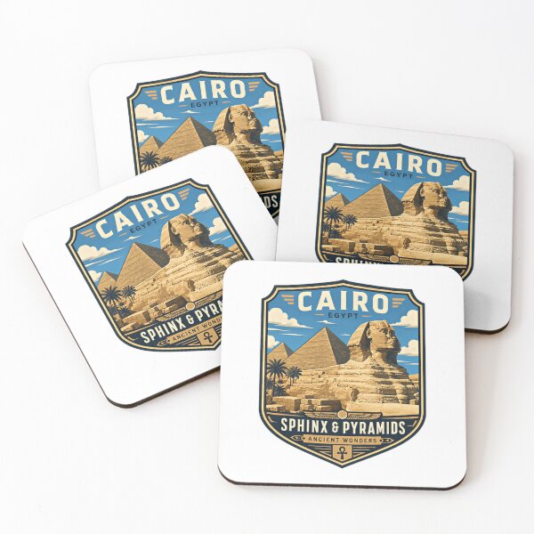 Item preview, Cairo Egypt Sphinx & Pyramids Ancient Wonders Travel Souvenir History designed and sold by Star3NowForMe.