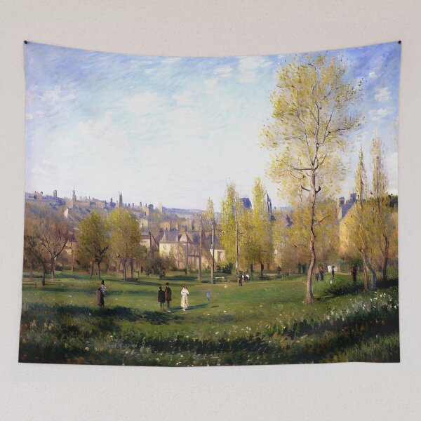 Aperçu de l'œuvre Le printemps à Vétheuil créée et vendue par artdesignsnow.