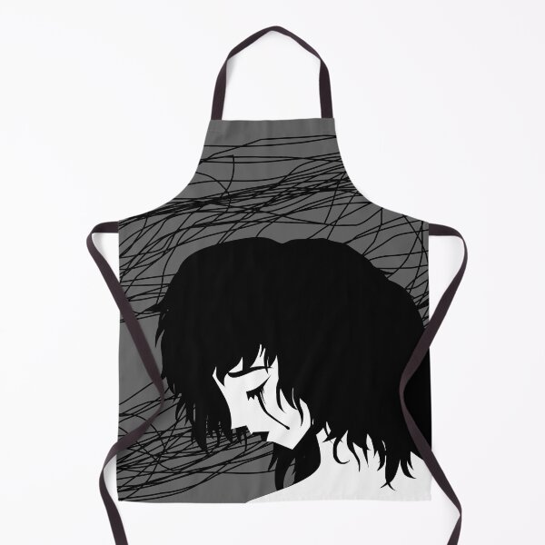 Item preview, sad crying woman with a tangled mass of thoughts designed and sold by matintheworld ( delcarmat ).