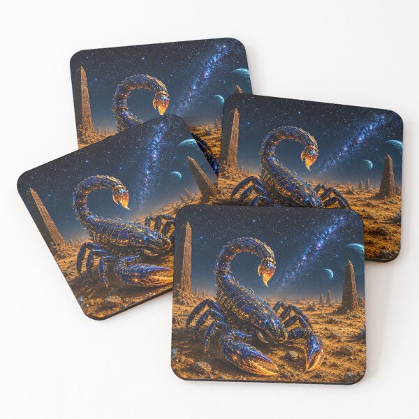 Item preview, Cosmic Scorpion – Galactic Creature designed and sold by ZYVARENNE.