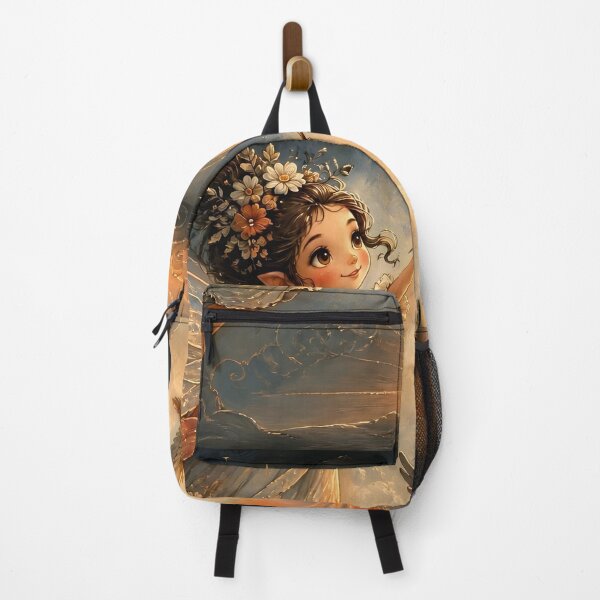 Item preview, Fairy Painting the Sunrise designed and sold by sigmaartstudio.