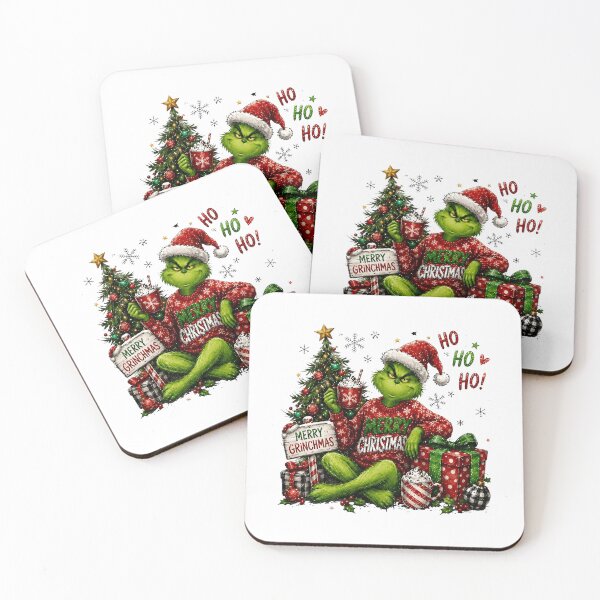 Item preview, Grinch Christmas Holiday Scene With Cozy Festive Decorations designed and sold by JoshuaBry73262.