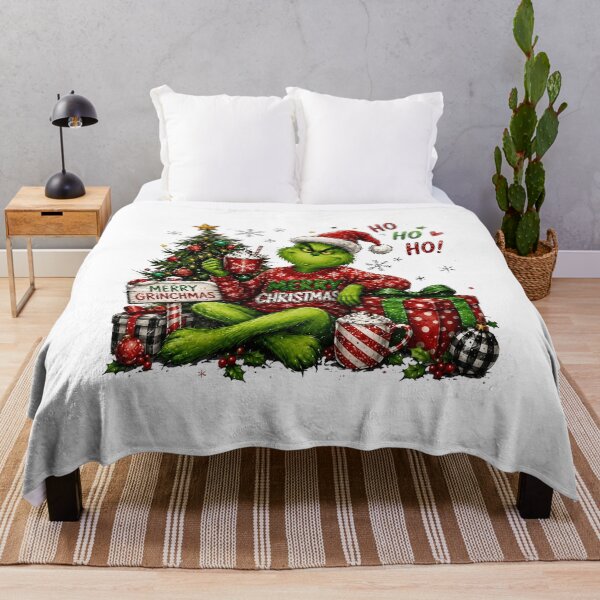 Item preview, Grinch Christmas Holiday Scene With Cozy Festive Decorations designed and sold by JoshuaBry73262.