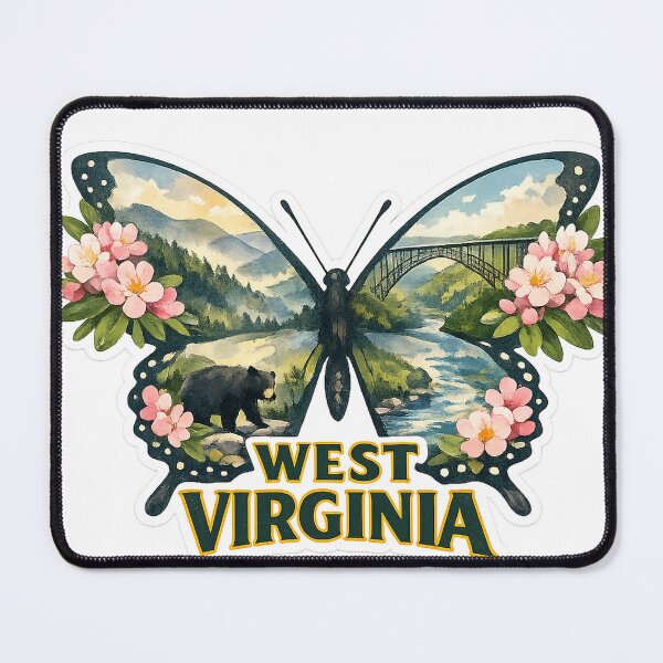 Item preview, West Virginia State Soul Butterfly designed and sold by Whimspired By Paxx.
