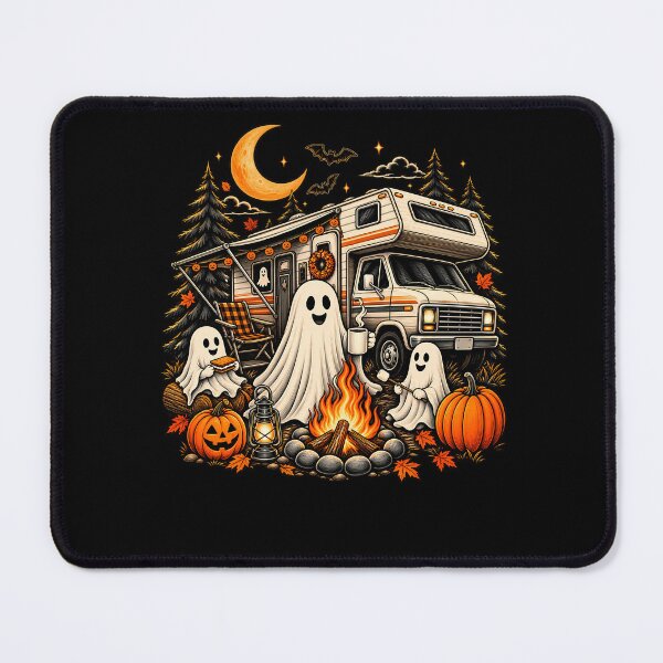 Item preview, Halloween Camping Ghosts – Cute Spooky RV Camper Fall Campfire Design designed and sold by PosiMCreations.