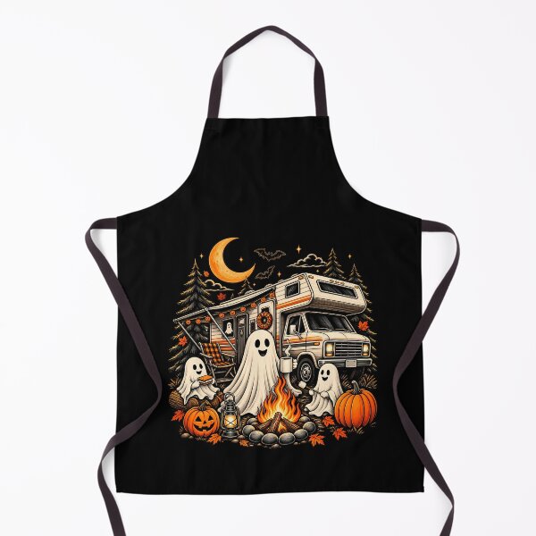Item preview, Halloween Camping Ghosts – Cute Spooky RV Camper Fall Campfire Design designed and sold by PosiMCreations.