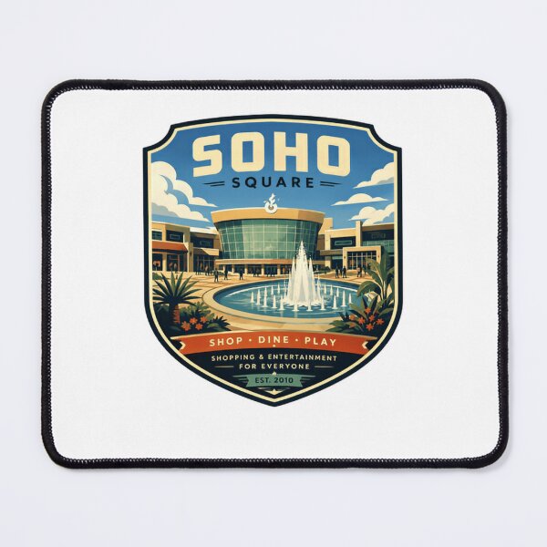 Item preview, Soho Square Shopping Entertainment Destination Visitor Travel Souvenir designed and sold by Star3NowForMe.