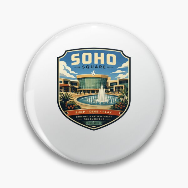Item preview, Soho Square Shopping Entertainment Destination Visitor Travel Souvenir designed and sold by Star3NowForMe.