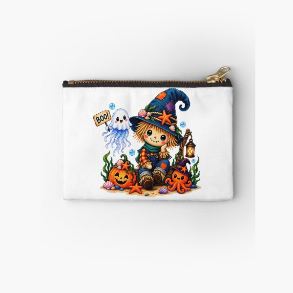 Item preview, Cute Underwater Halloween Witch | Spooky Ocean Halloween designed and sold by Dreamy Ocean Art.