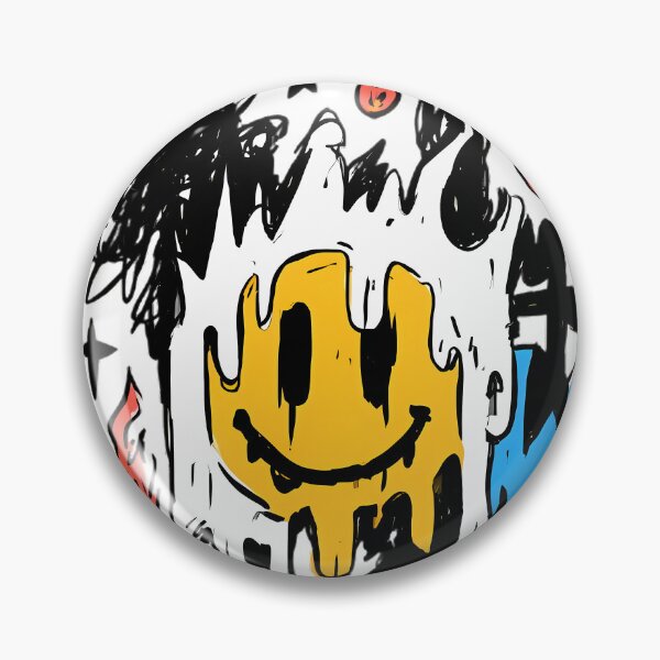 Item preview, Melting Smile – Absurd Minimalist Abstract Design designed and sold by Retro Whimsy.