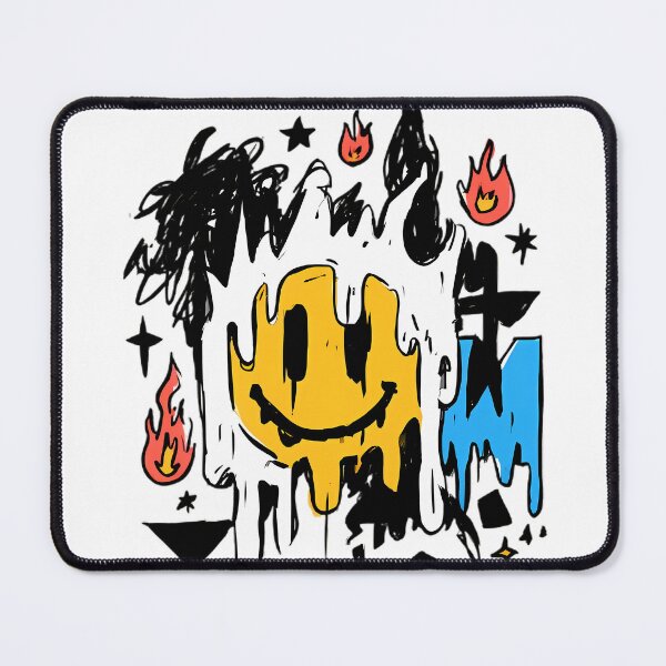 Item preview, Melting Smile – Absurd Minimalist Abstract Design designed and sold by Retro Whimsy.