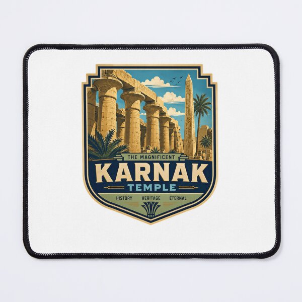 Item preview, The Magnificent Karnak Temple History Heritage Eternal Egypt Travel Souvenir designed and sold by Star3NowForMe.