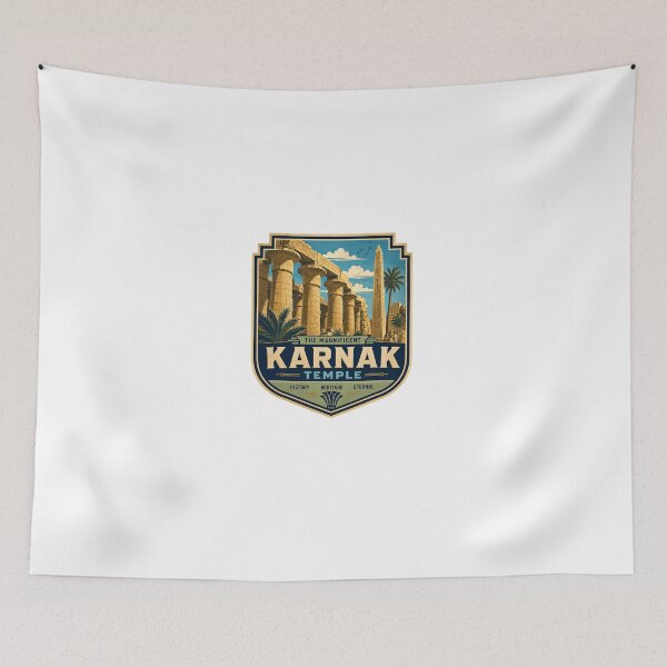 Item preview, The Magnificent Karnak Temple History Heritage Eternal Egypt Travel Souvenir designed and sold by Star3NowForMe.