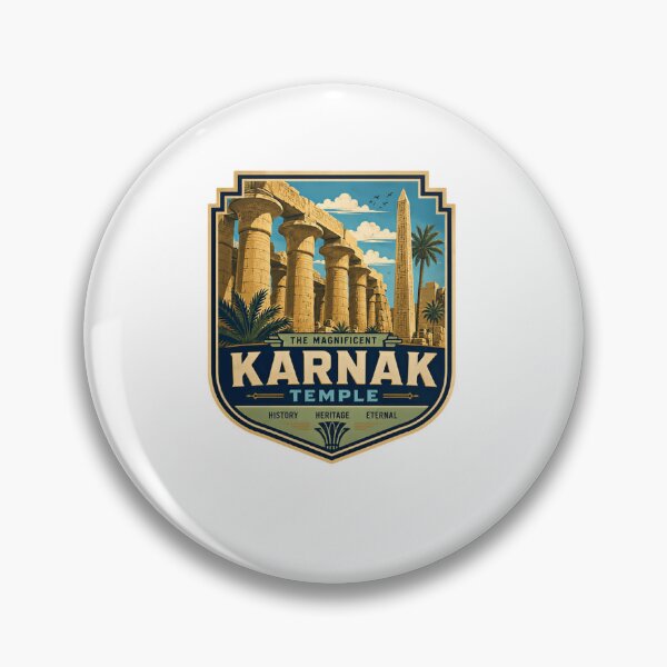 Item preview, The Magnificent Karnak Temple History Heritage Eternal Egypt Travel Souvenir designed and sold by Star3NowForMe.
