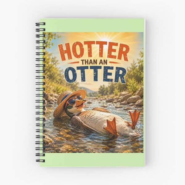Item preview, Hotter Than an Otter Funny Otter Design designed and sold by CJLindy.