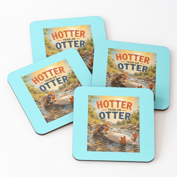 Item preview, Hotter Than an Otter Funny Otter Design designed and sold by CJLindy.