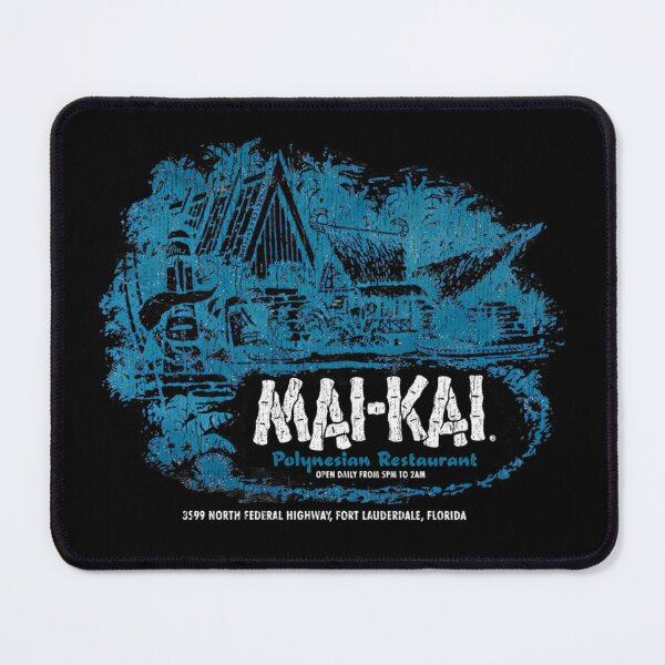 Item preview, Blue Polynesian Tiki Village Scene designed and sold by Dream'Ink.