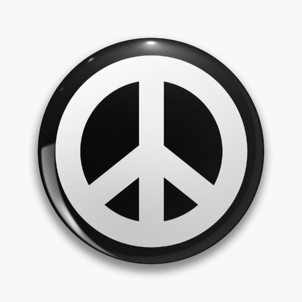 Item preview, Peace symbol white designed and sold by KarolinaKarotka.