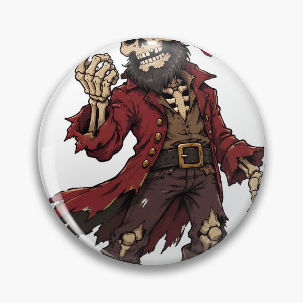 Item preview, Skeleton Pirate Captain designed and sold by stronsayjoe.