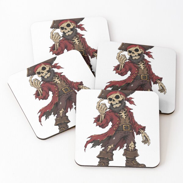 Item preview, Skeleton Pirate Captain designed and sold by stronsayjoe.