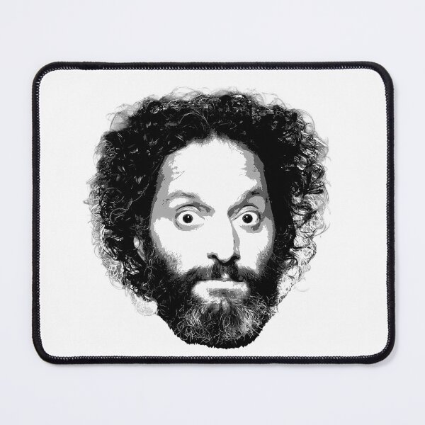 Item preview, High Contrast Bearded Man Expressive Portrait designed and sold by Dream'Ink.
