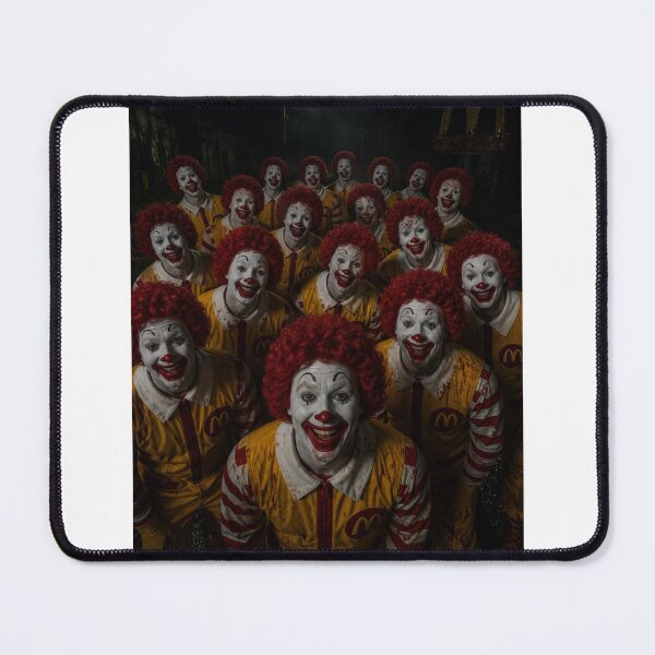 Item preview, Ronald mcdonald creepy horror haunted spooky meme memes funny parody birthday christmas designed and sold by CheeseBlueprint.