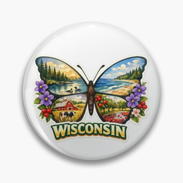 Item preview, Wisconsin State Soul Butterfly designed and sold by Whimspired By Paxx.