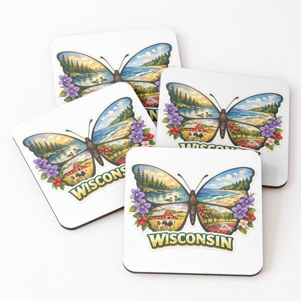 Item preview, Wisconsin State Soul Butterfly designed and sold by Whimspired By Paxx.