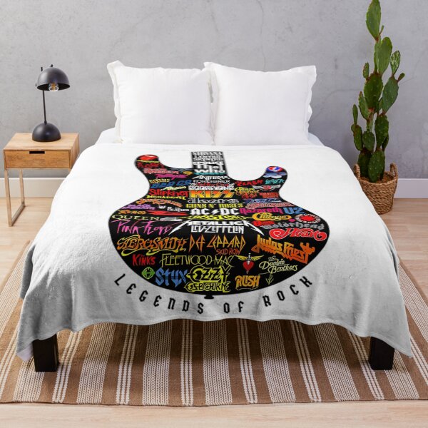 Item preview, Legends Of Rock Band Logo Guitar designed and sold by Vekonn.