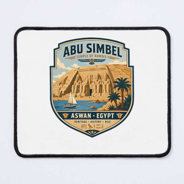 Item preview, Abu Simbel Temple Of Ramses II Aswan Egypt Heritage History Nile Travel Souvenir designed and sold by Star3NowForMe.