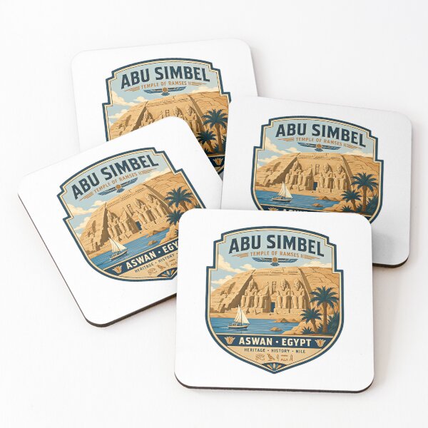 Item preview, Abu Simbel Temple Of Ramses II Aswan Egypt Heritage History Nile Travel Souvenir designed and sold by Star3NowForMe.