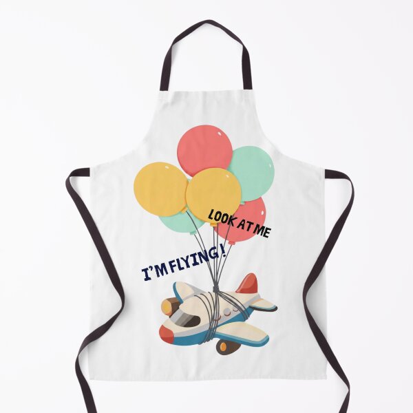 Item preview, Look At Me I'm Flying - Cute Plane with Balloons designed and sold by Mazza-mazza.