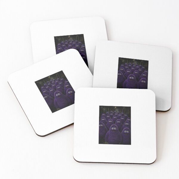 Item preview, Grimace creepy horror haunted spooky meme memes funny parody birthday christmas  designed and sold by CheeseBlueprint.