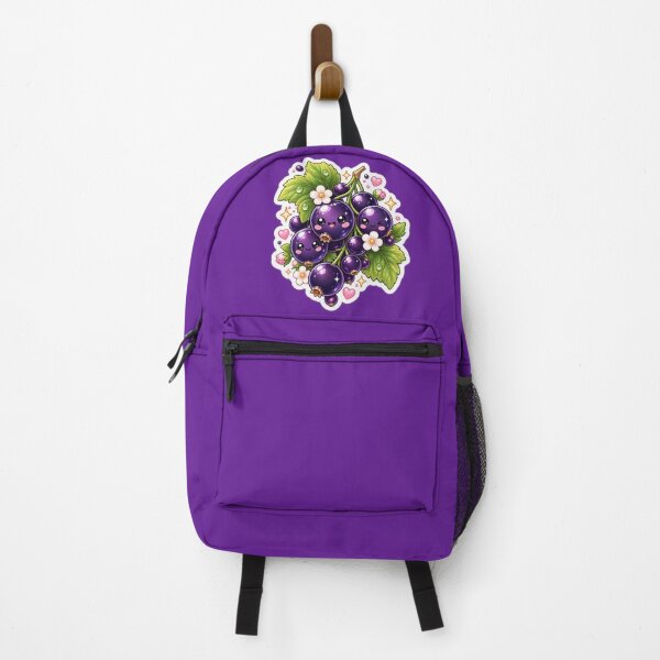 Item preview, Cute Kawaii Blackcurrant Sticker designed and sold by Christiana-Art.