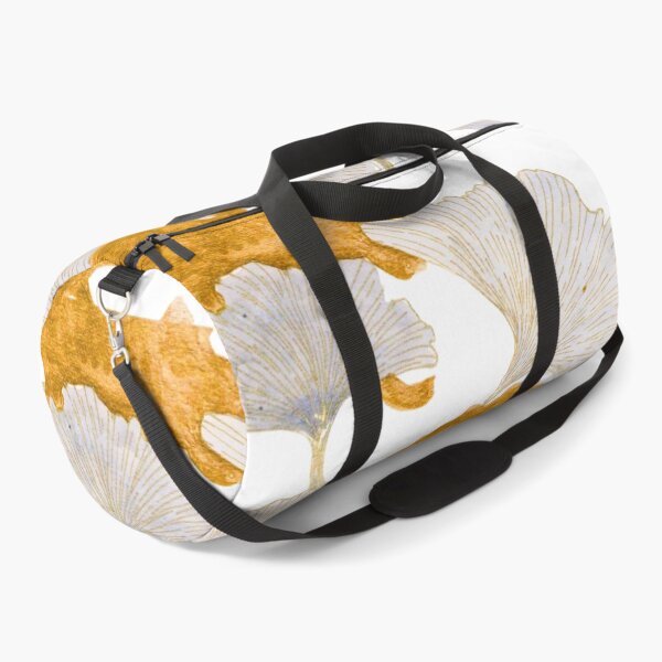 Item preview, Gold and White Ginkgo Leaves, Botanical Watercolour Art designed and sold by ArithraStudio.