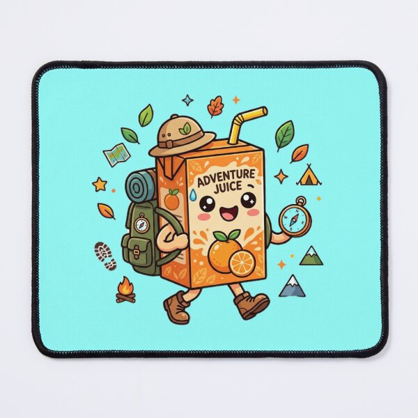 Item preview, Kawaii Explorer Juice Box Adventure Character designed and sold by Tinydoodlenest .