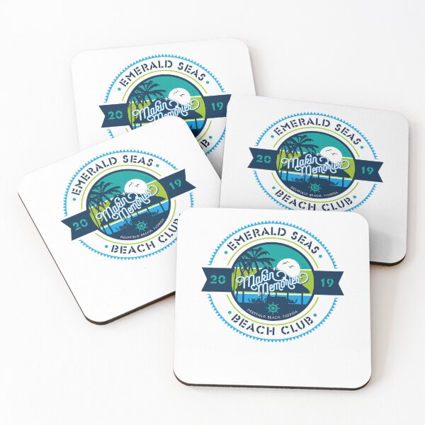 Item preview, Nautical Wheel Palm Tree Sunset Seal designed and sold by AnV3r.