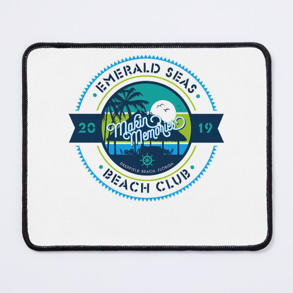 Item preview, Nautical Wheel Palm Tree Sunset Seal designed and sold by AnV3r.