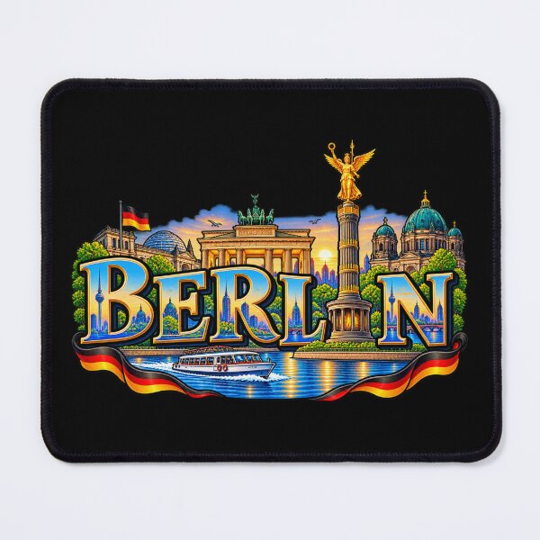 Item preview, Berlin Germany Landmarks – Brandenburg Gate & Berlin Skyline designed and sold by SVALANART.