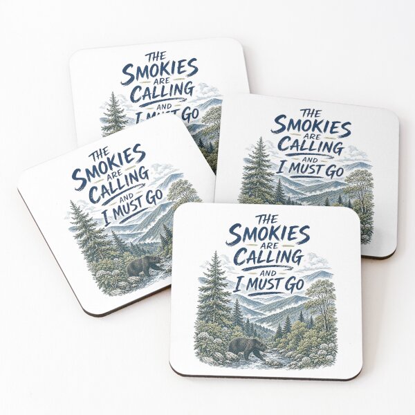 Item preview, The Smokies Are Calling Great Smoky Mountains Bear designed and sold by VioletNance.