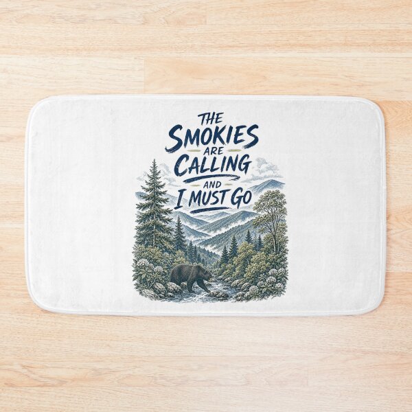 Item preview, The Smokies Are Calling Great Smoky Mountains Bear designed and sold by VioletNance.