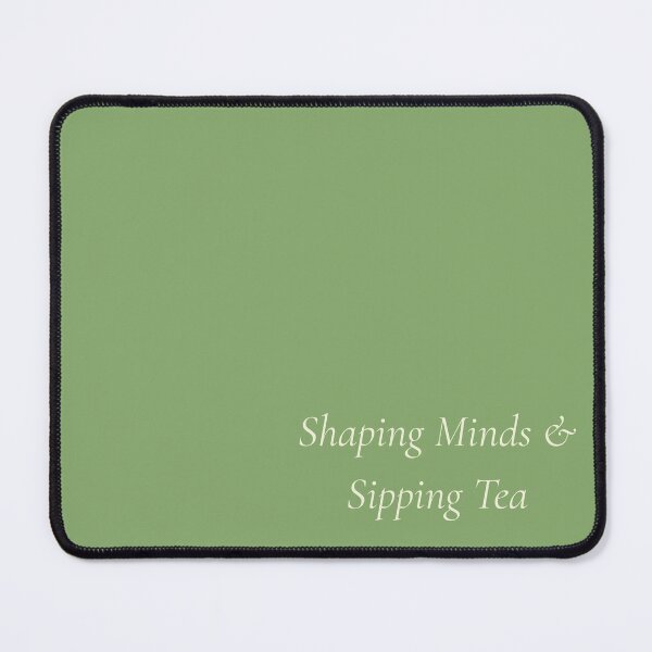 Item preview, Shaping Minds And Sipping Tea Minimalist Sage Green Teacher Gift designed and sold by ShapingMinds.