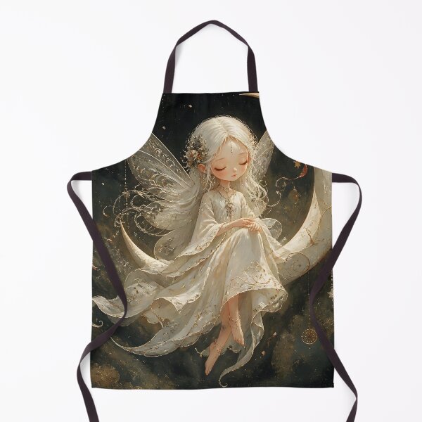 Item preview, Luna Fairy on Crescent Moon designed and sold by sigmaartstudio.