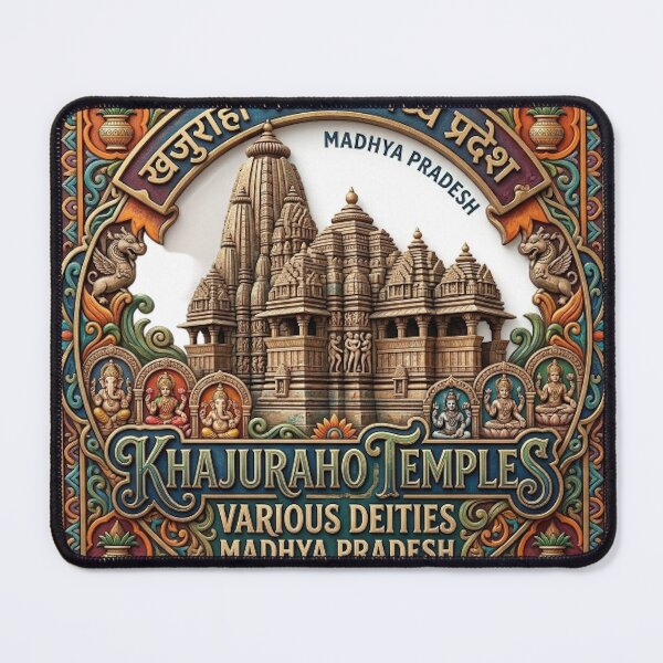 Item preview, KHAJURAHO TEMPLES designed and sold by likbatonboot.