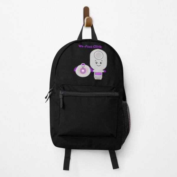 Item preview, We Just Click Cute Two Piece Ostomy Bag designed and sold by Chronic Illness Awareness Shop.